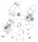 Page A Diagram and Parts List for 1538-1  Briggs and Stratton Pressure Washer